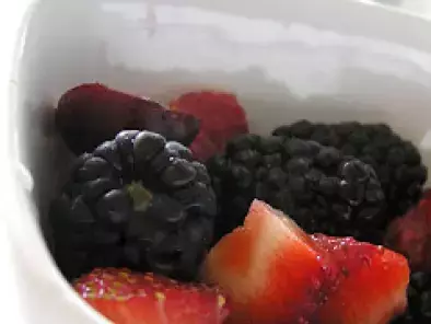 Receita Crumble de Frutos Vermelhos