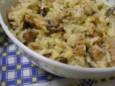 Receita Salada fria de arroz e atum