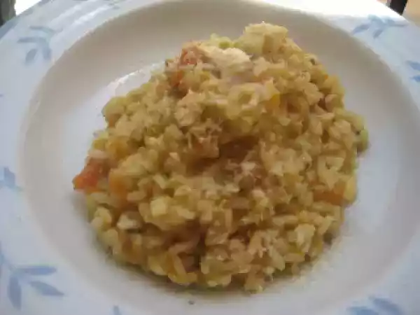 Receita Risotto de abóbora com açafrão e nóz