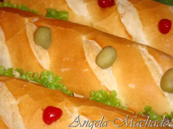 Receita Lanche de metro