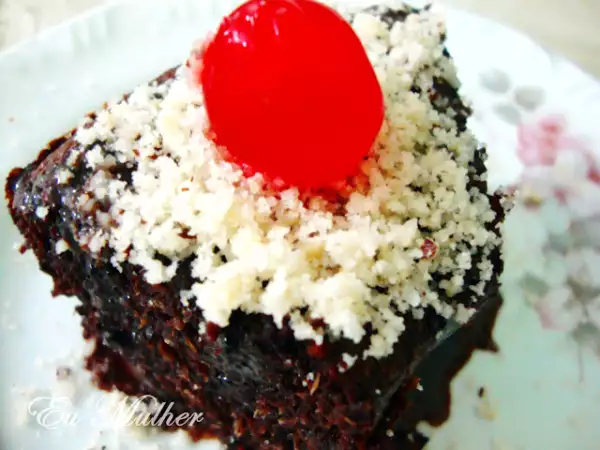 Receita Bolo de chocolate sem farinha de trigo, humm.....