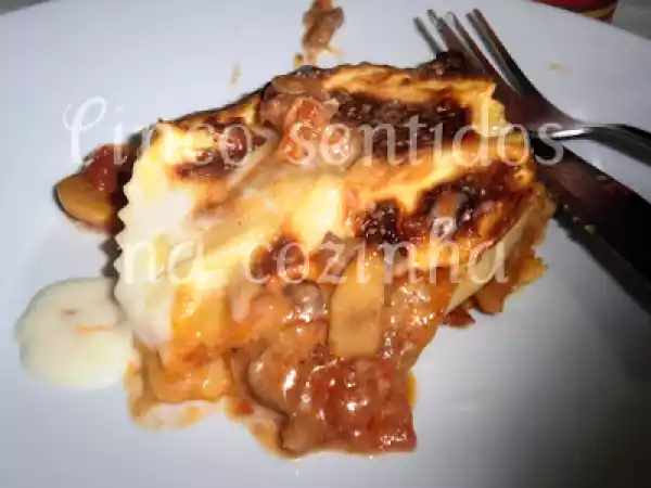 Receita Lasanha de pato com cogumelos
