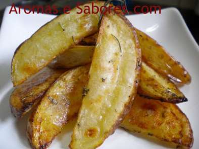 Receita Batatas assadas com alecrim e raspas de limão