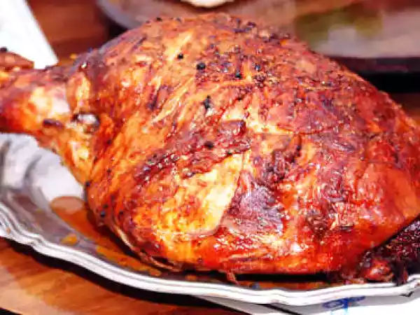 Receita Pernil ao molho vinho