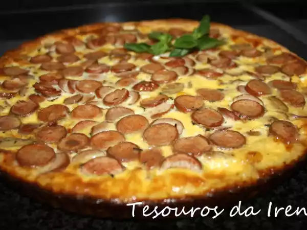 Receita Quiche de salsichas