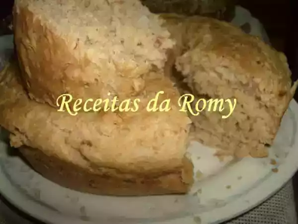 Receita Pão recheado e amassado na mfp