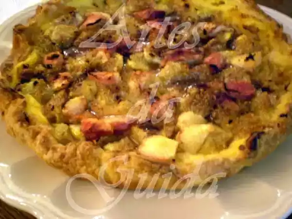 Receita Tarte de figo e pêssego