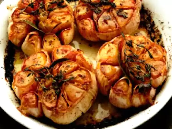 Receita Alho assado