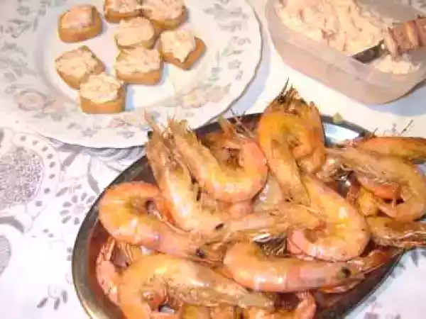 Receita Camarão frito com whisky e laranja