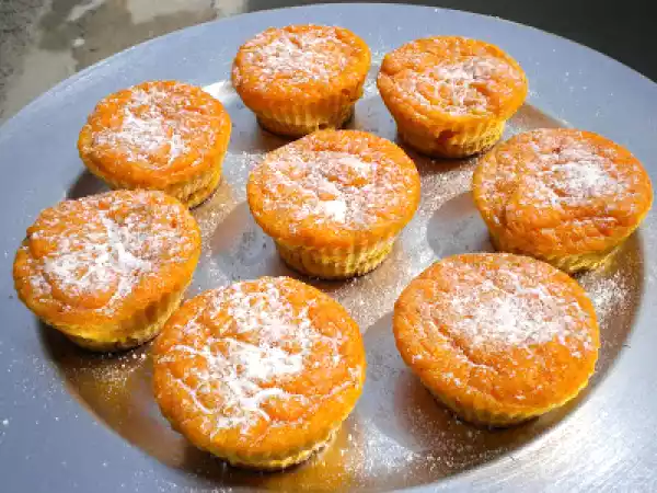 Receita Queques de cenoura e laranja