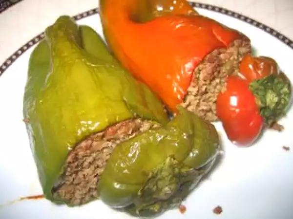 Receita Pimentão recheado
