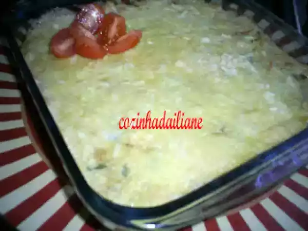 Receita Falso carangueijo ..ou torta falsa de siri