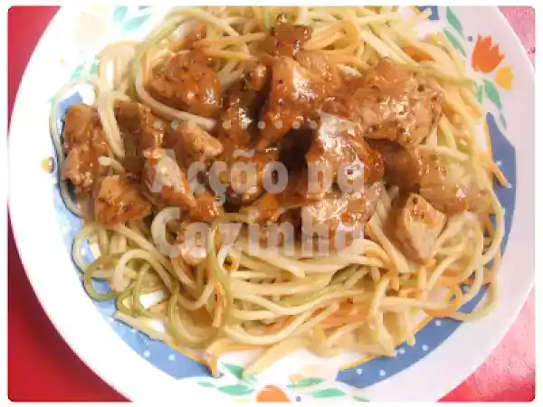 Receita Cubinhos de porco com mostarda maille