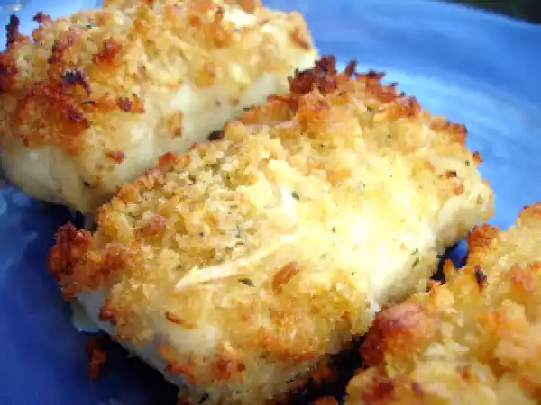 Receita Lombos de pescada panados no forno