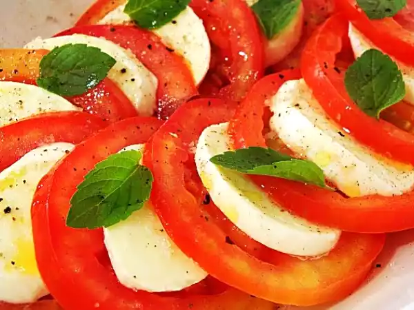 Receita Salada caprese