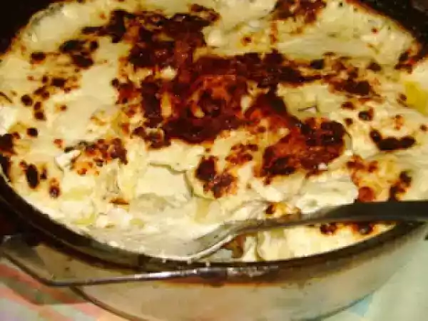 Receita Espetada de frango com gratinado de batata
