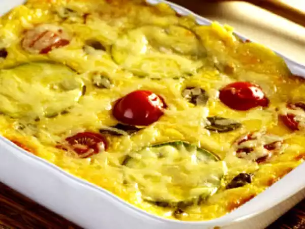 Receita Receita de polenta com vegetais