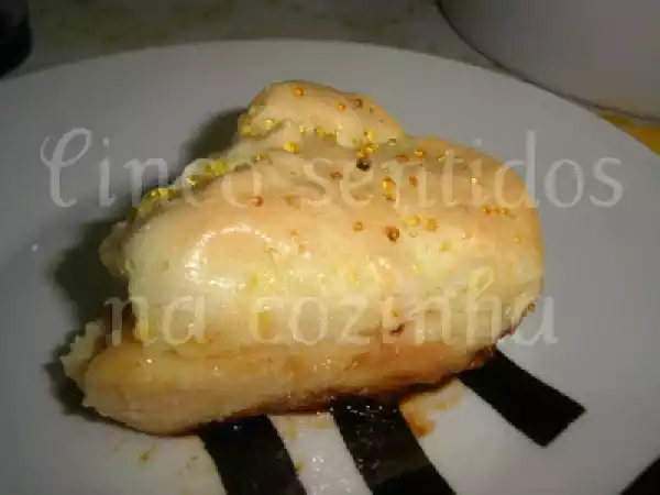 Receita Pudim flan com merengue de limão