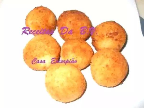 Receita Bolinhas de queijo