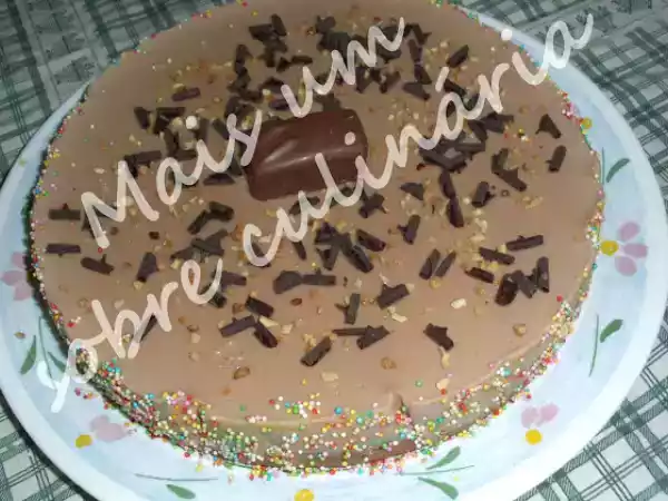 Receita Semifrio de chocolate com caramelo e cuajada