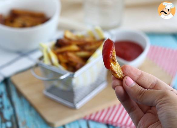 Strawberry Crumble: Batata Frita de Forno Crocante