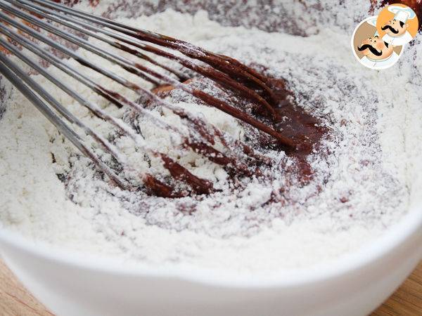 Fondant de Chocolate / Petit Gâteau de Chocolate - Preparação Passo 4