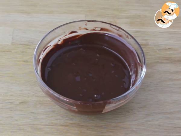 Barra de Chocolate com Cereais de arroz tufado - Preparação Passo 1