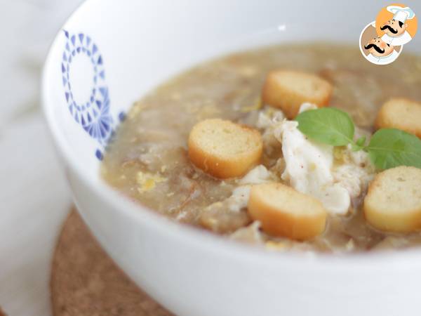 Sopa de Alho à Espanhola - Preparação Passo 6