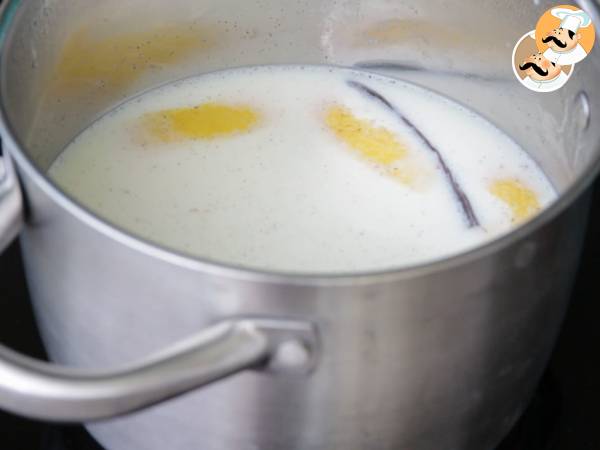 Arroz Doce / Doce de Leite com canela, baunilha e limão - Preparação Passo 2