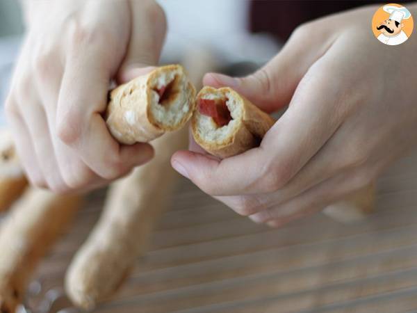 Pão palito de Chouriço - Preparação Passo 7