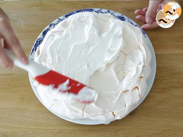 Pavlova de Morangos - Preparação Passo 4