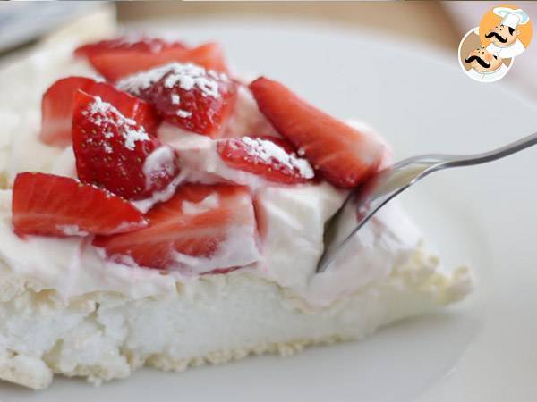 Pavlova de Morangos - Preparação Passo 6