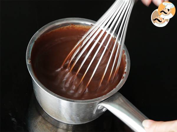 Bolo de bolachas e chocolate - Preparação Passo 1