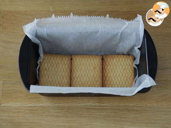 Bolo de bolachas e chocolate - Preparação Passo 2