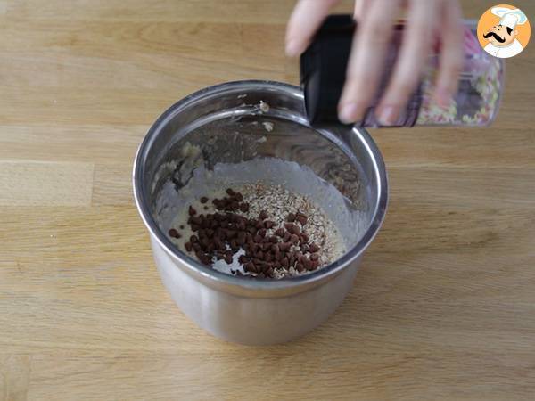 Bowl Cake banana coco - sem lactose e sem glúten - Preparação Passo 2