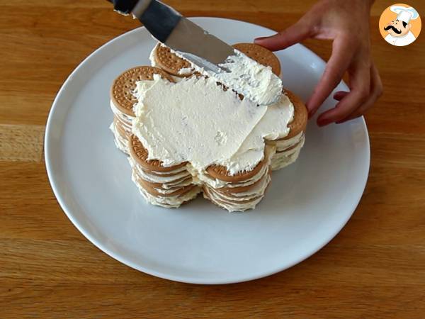 Bolo de bolacha - Preparação Passo 5