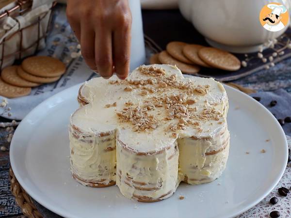 Bolo de bolacha - Preparação Passo 6