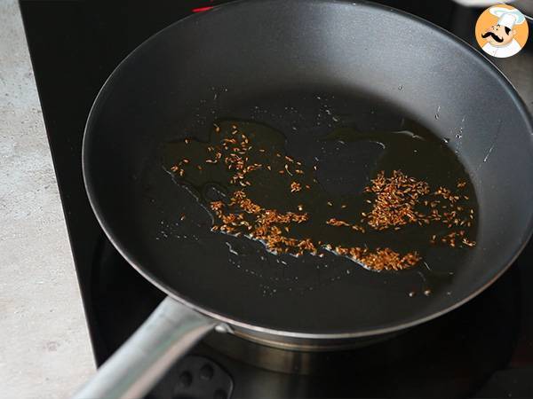 Las gachas, creme de Andaluzia de anis e canela - Preparação Passo 2