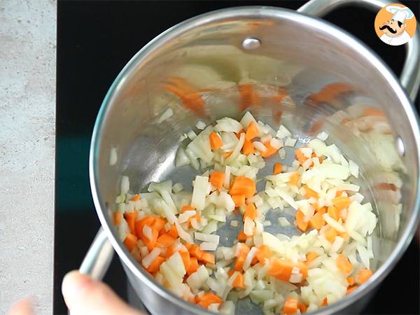 Rillettes de frango e mostarda - Preparação Passo 1