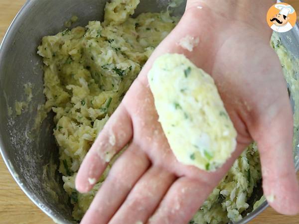 Bolinhos / Pastéis de Bacalhau - Preparação Passo 5