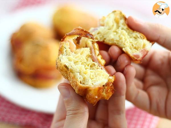 Muffins de bacon - Preparação Passo 5