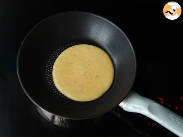 Panquecas de Banana / Pancakes - Preparação Passo 3