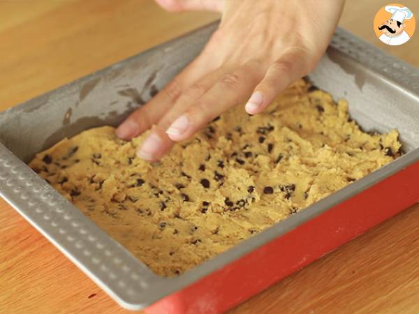 Brookies, meio brownie e meio cookies - Preparação Passo 3