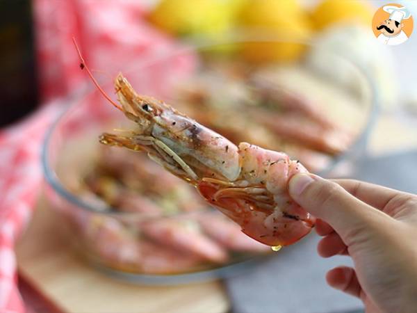 Gambas no forno - Preparação Passo 5