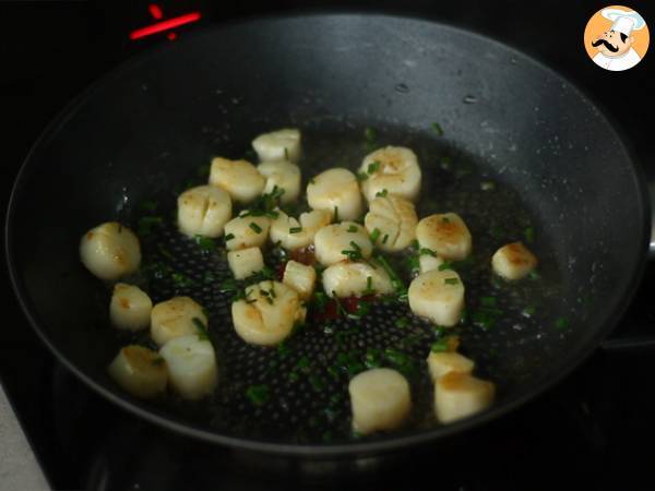 Risotto de Vieiras e açafrão - Preparação Passo 5