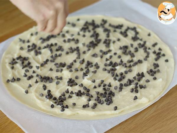 Tarte Sol de baunilha e chocolate - Preparação Passo 4