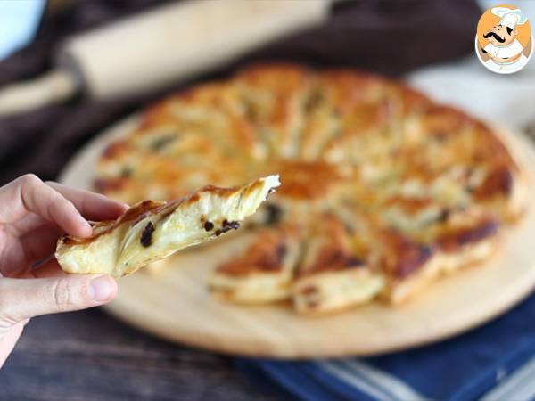 Tarte Sol de baunilha e chocolate - Preparação Passo 8