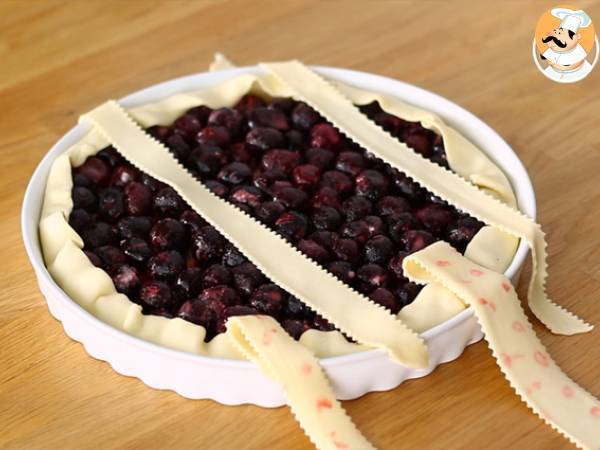 Tarte folhada de cerejas - Preparação Passo 4