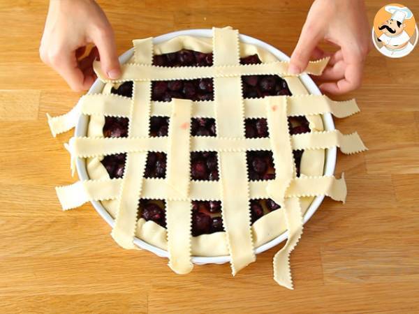 Tarte folhada de cerejas - Preparação Passo 5