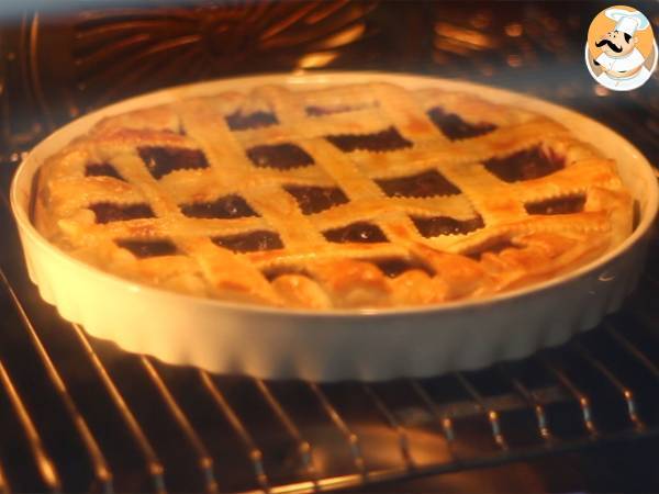 Tarte folhada de cerejas - Preparação Passo 6